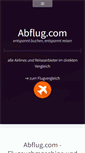 Mobile Screenshot of abflug.com